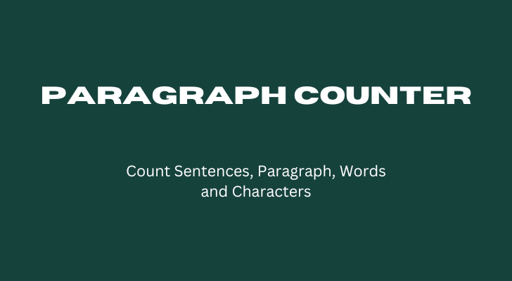 Paragraph Counter